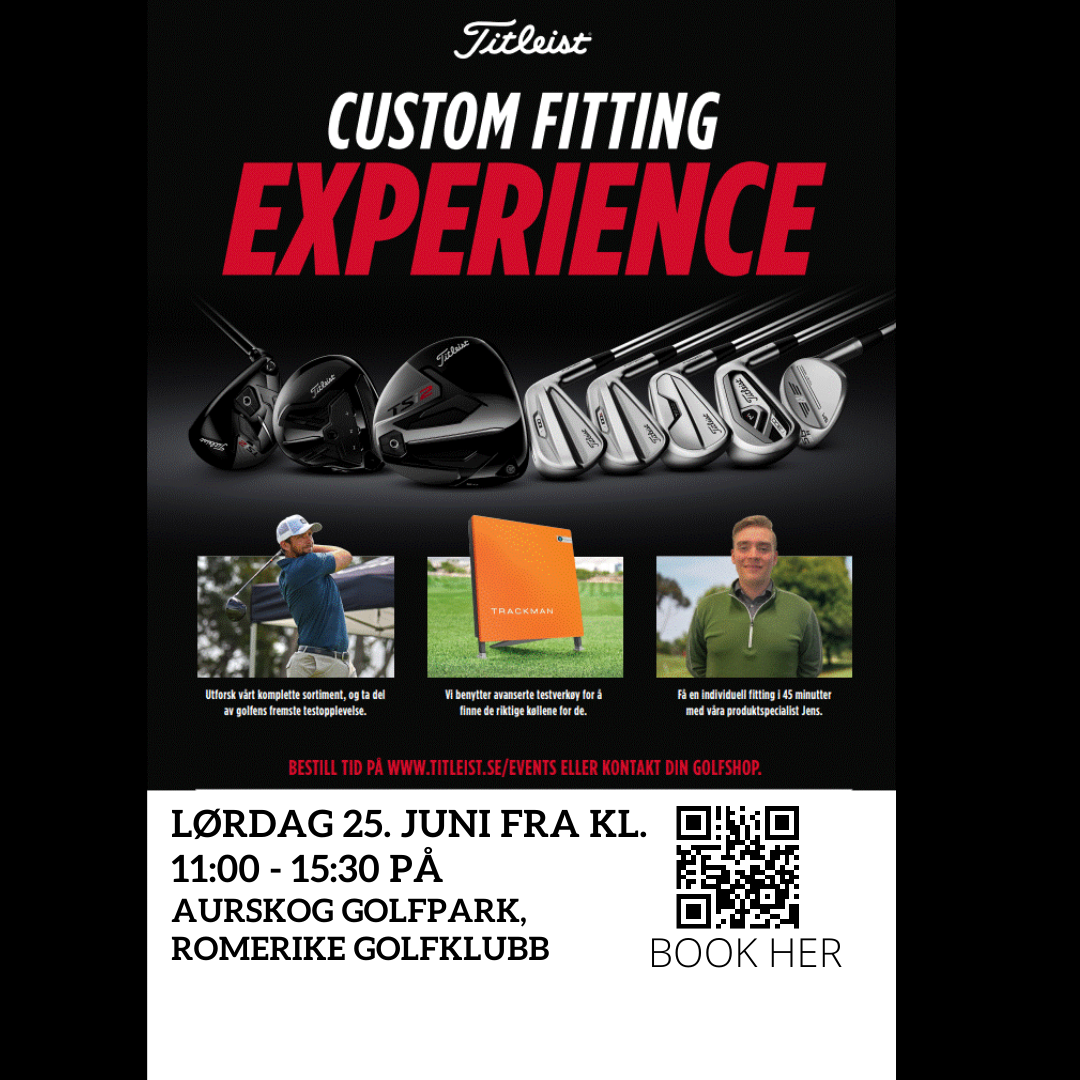 Book Titleist golf-fitting lørdag 25.06.
