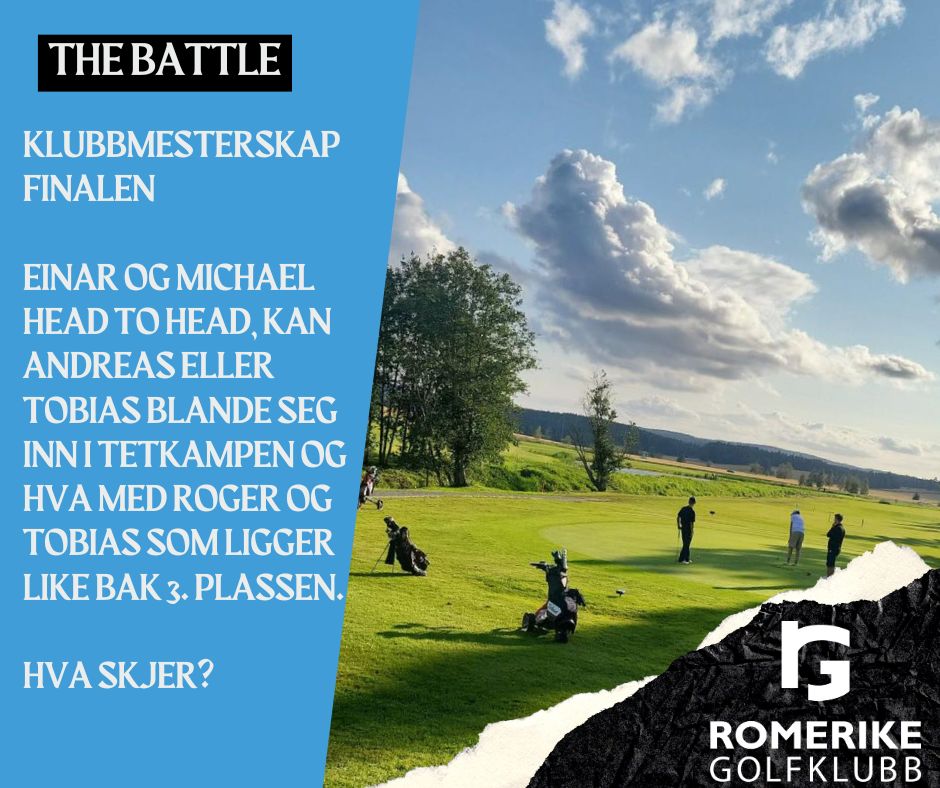 Det er klart for dag 2 under Klubbmesterskapet 2024