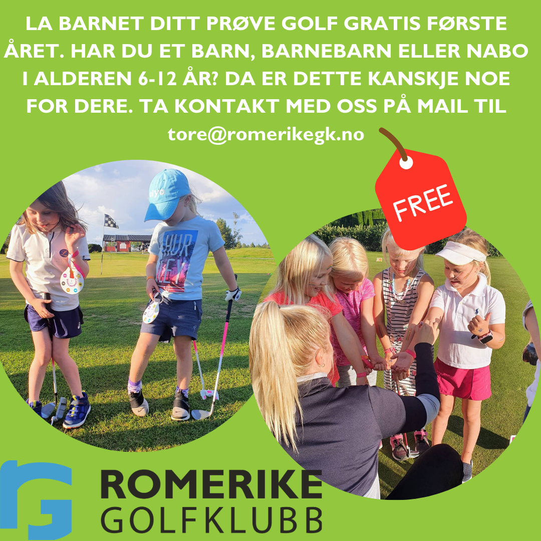 Barnegolf er gratis