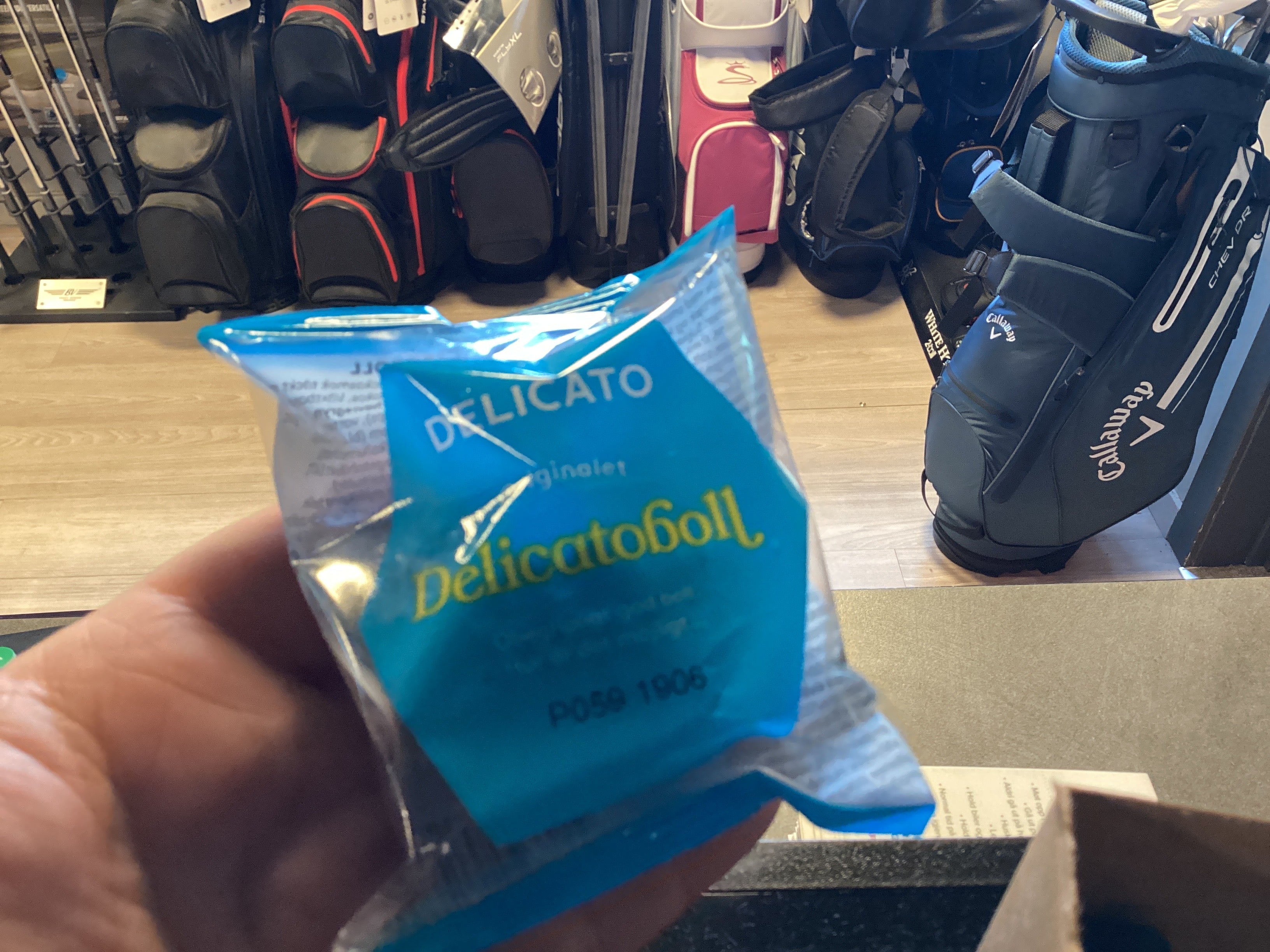 Delicato sjokolade og mocca smak dekt med kakao og kokos