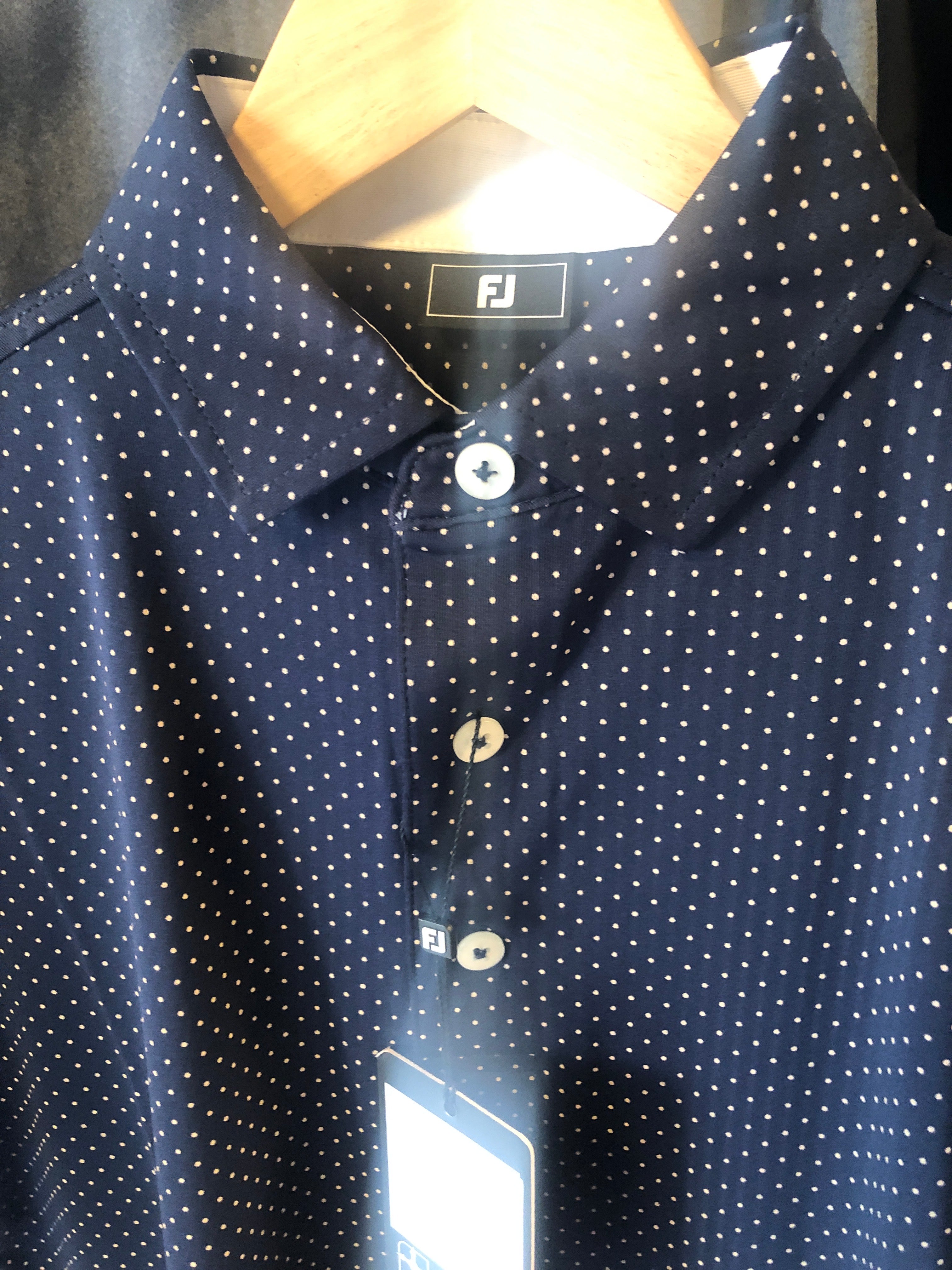 Footjoy Pique Stretch Lisle Dot Print