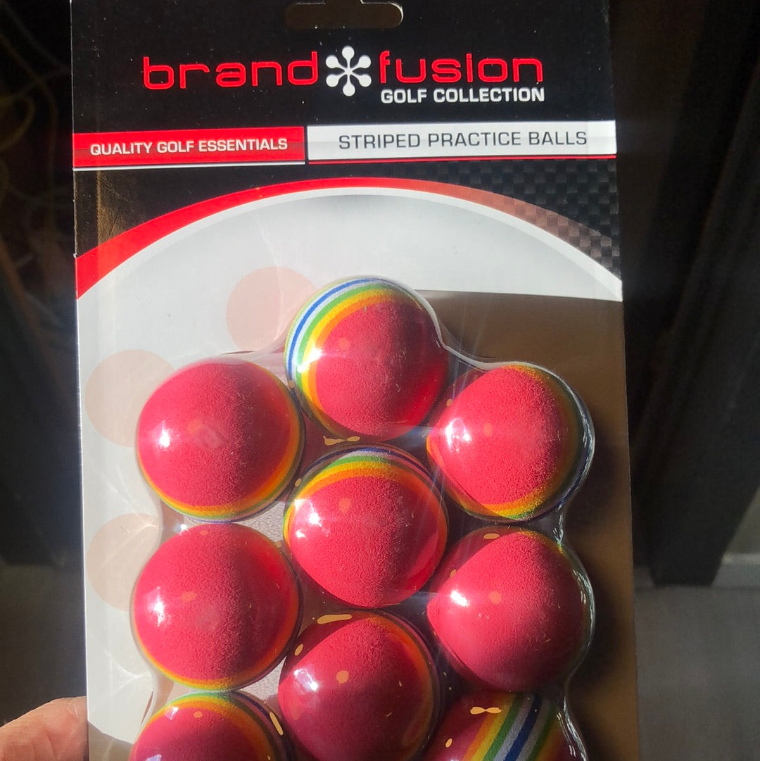 Brand fusion striped pratice balls treningsballer