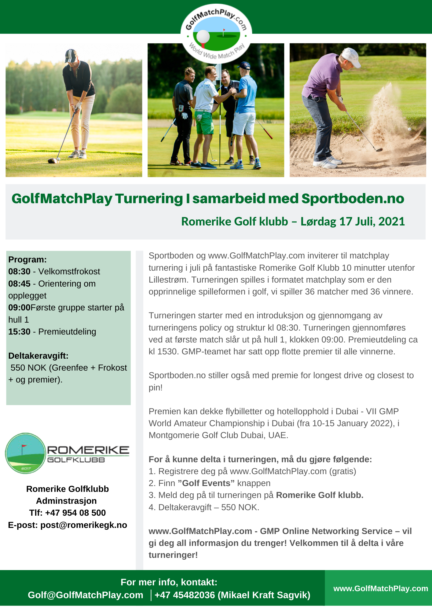 GolfMatchPlay turnering