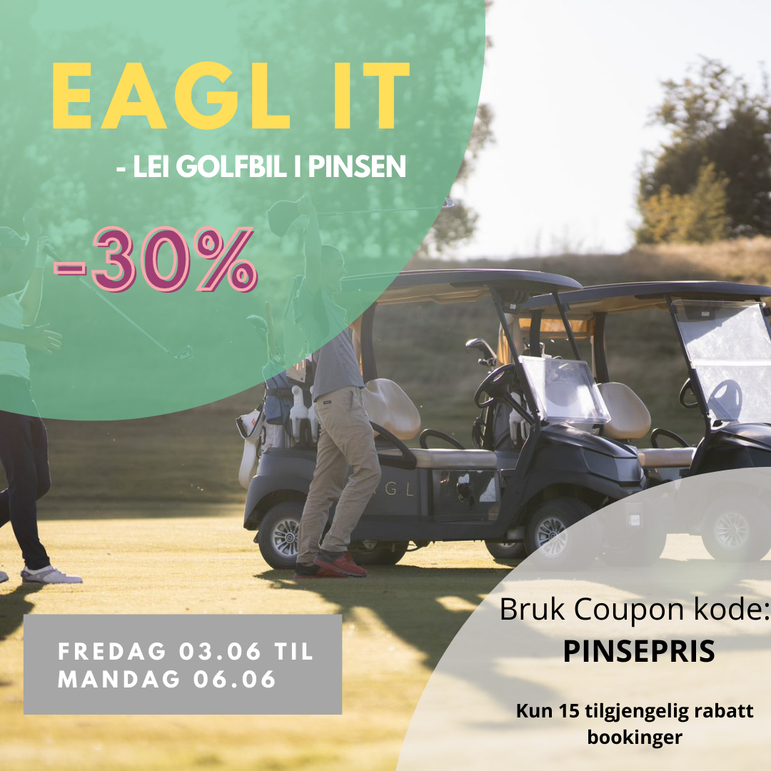 EAGL IT - Lei golfbil med rabatter i pinsen
