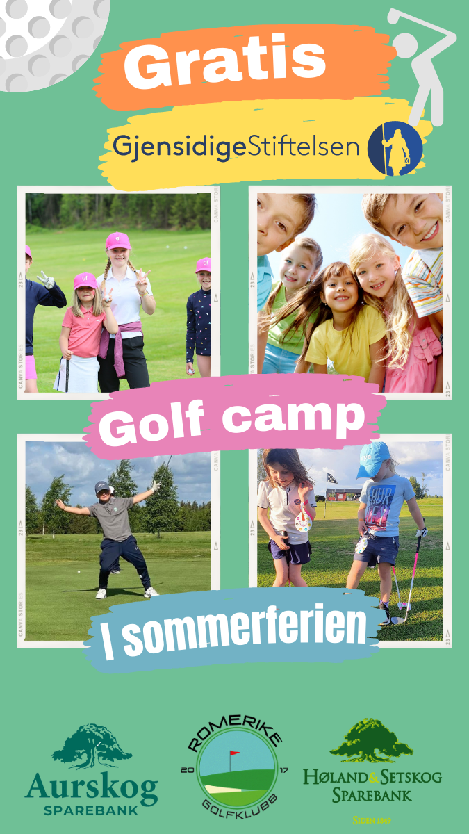 Gjensidige Golfcamp i sommer
