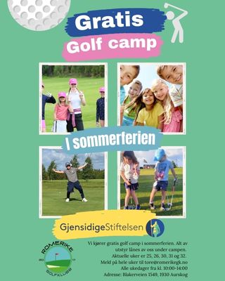 Gjensidige GolfCamp i sommerferien