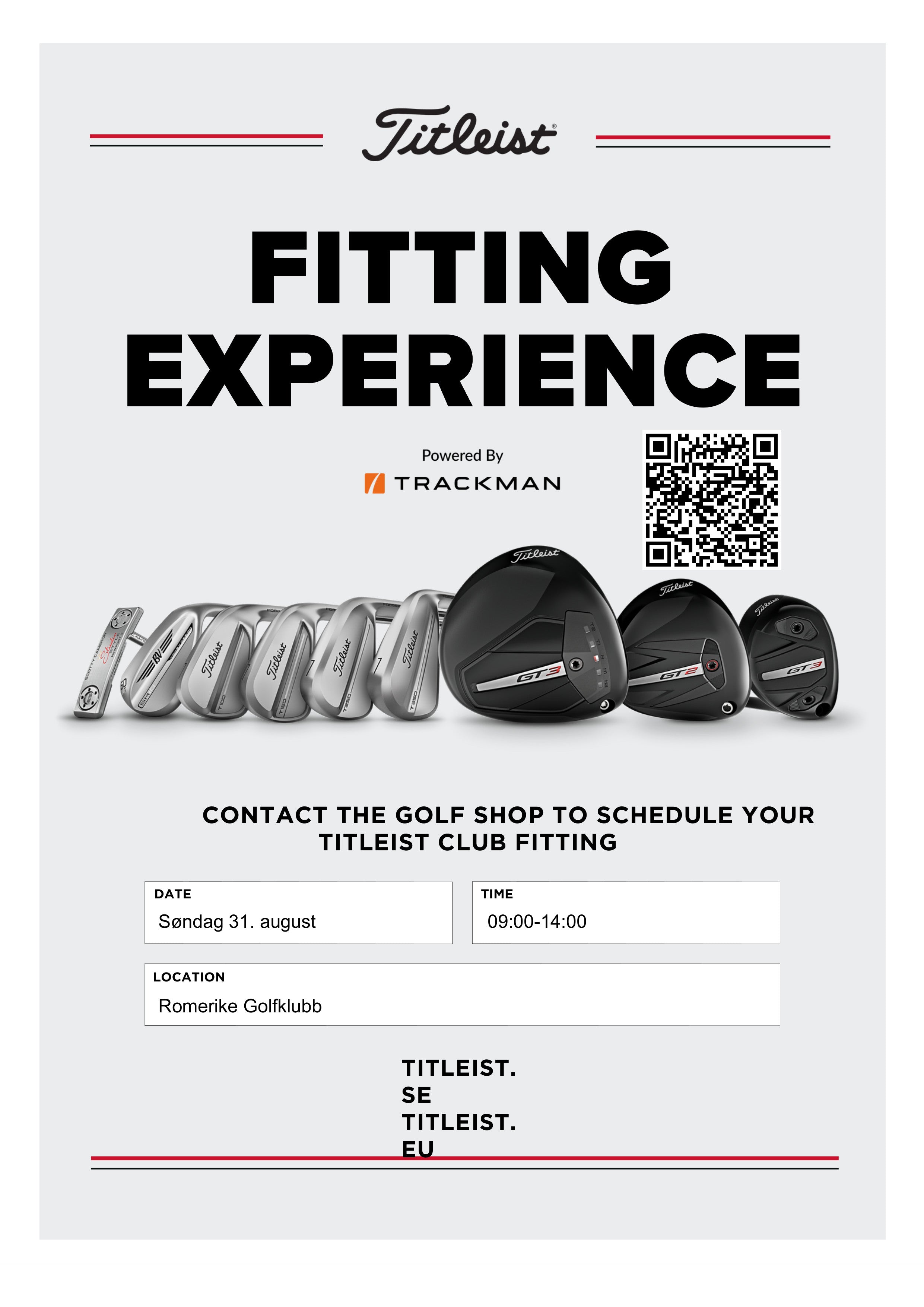 Titleist Demodag 31.august kl. 09-14