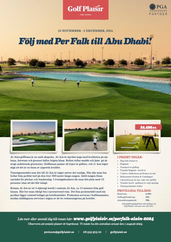 Följ med Per Falk till Abu Dhabi (25. november - 2. december 2024)