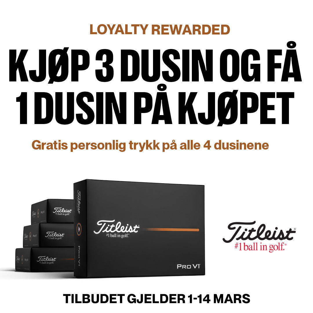 Kampanje: Titleist Loyalty Rewarded - 4 dusin for prisen av 3