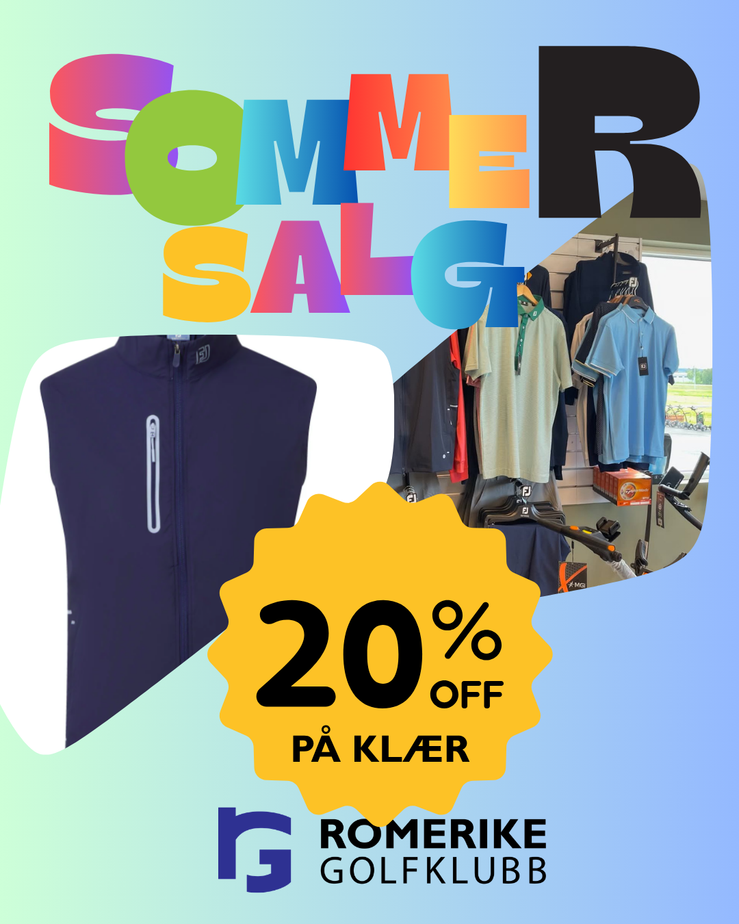Salg og sommergolf