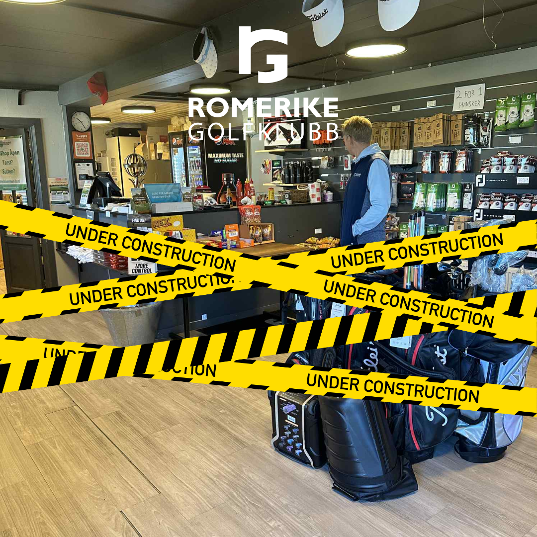 Shop og bane stengt pga byggestart