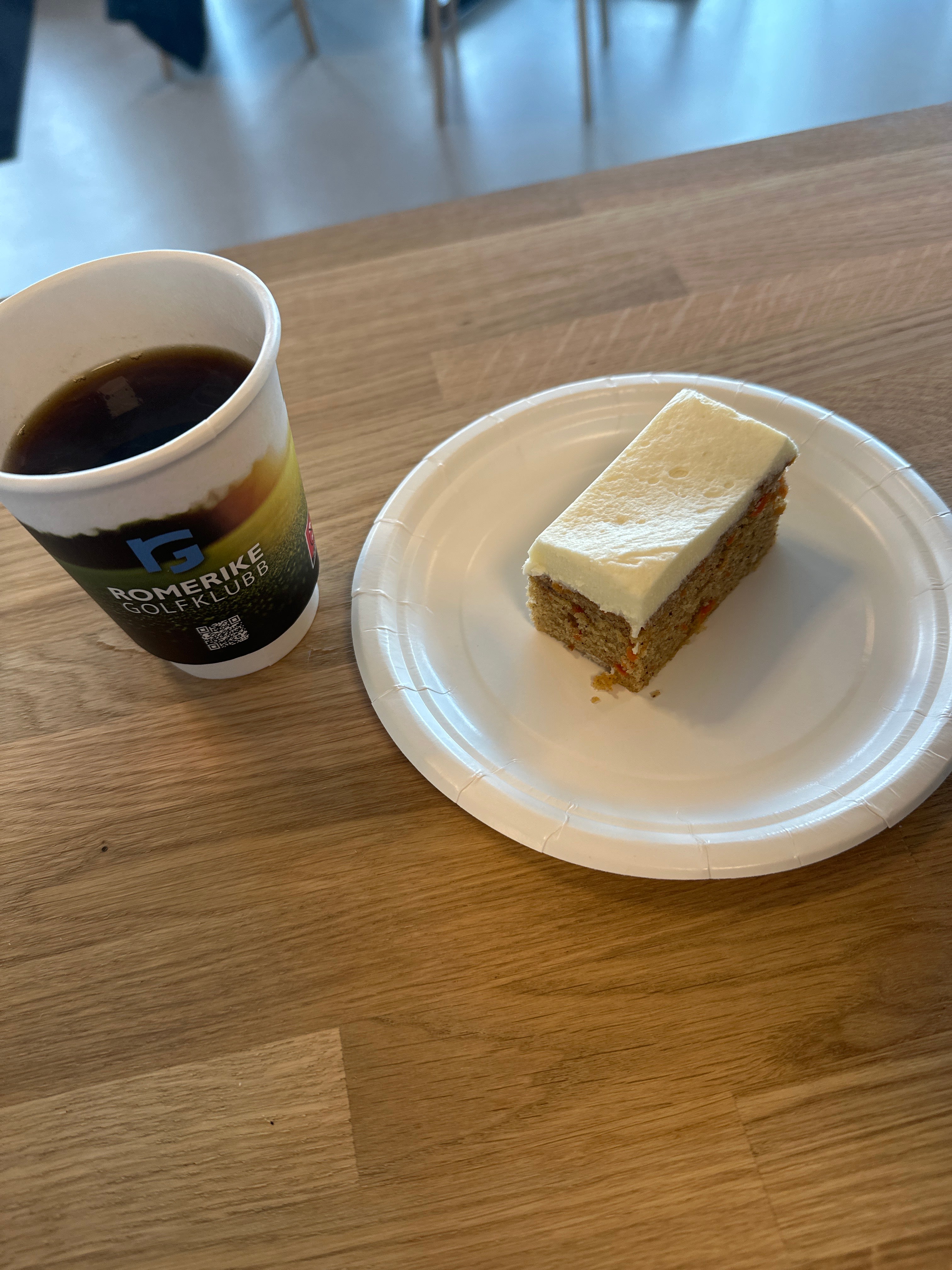 Kaffe og kake eller bolle