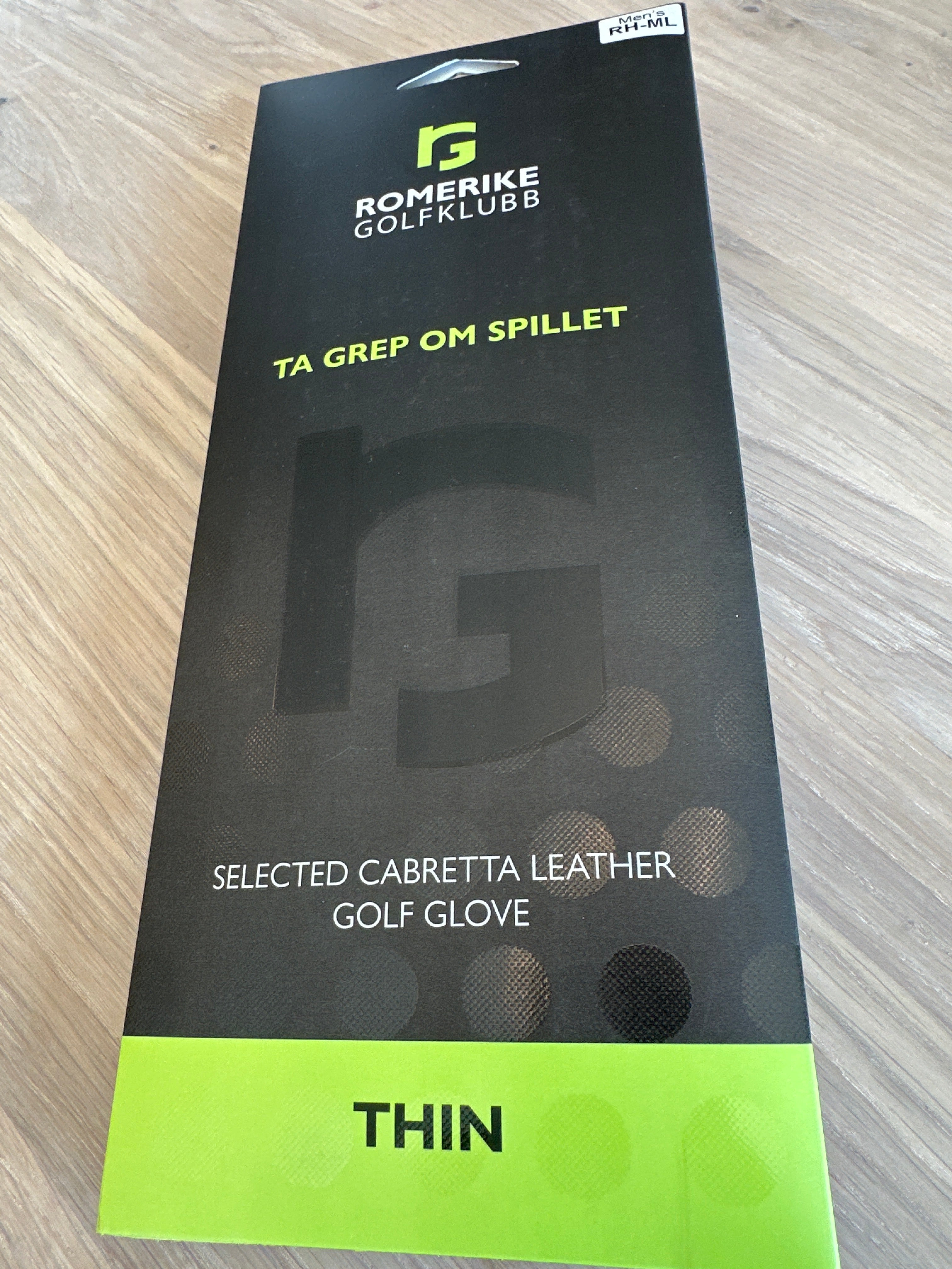 Hansker Romerike GK logo grønn THIN
