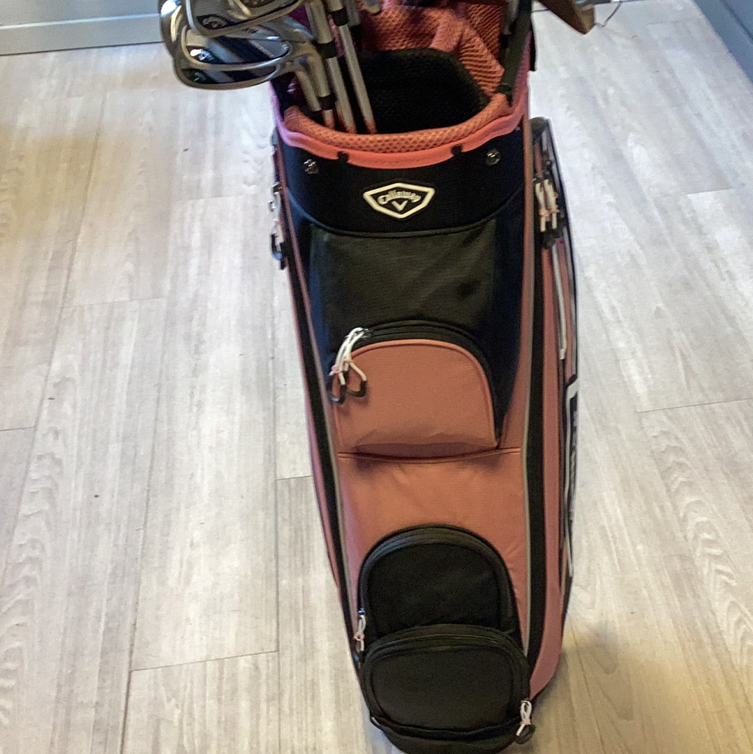 Callaway trallebag CHEV 14+ rosa