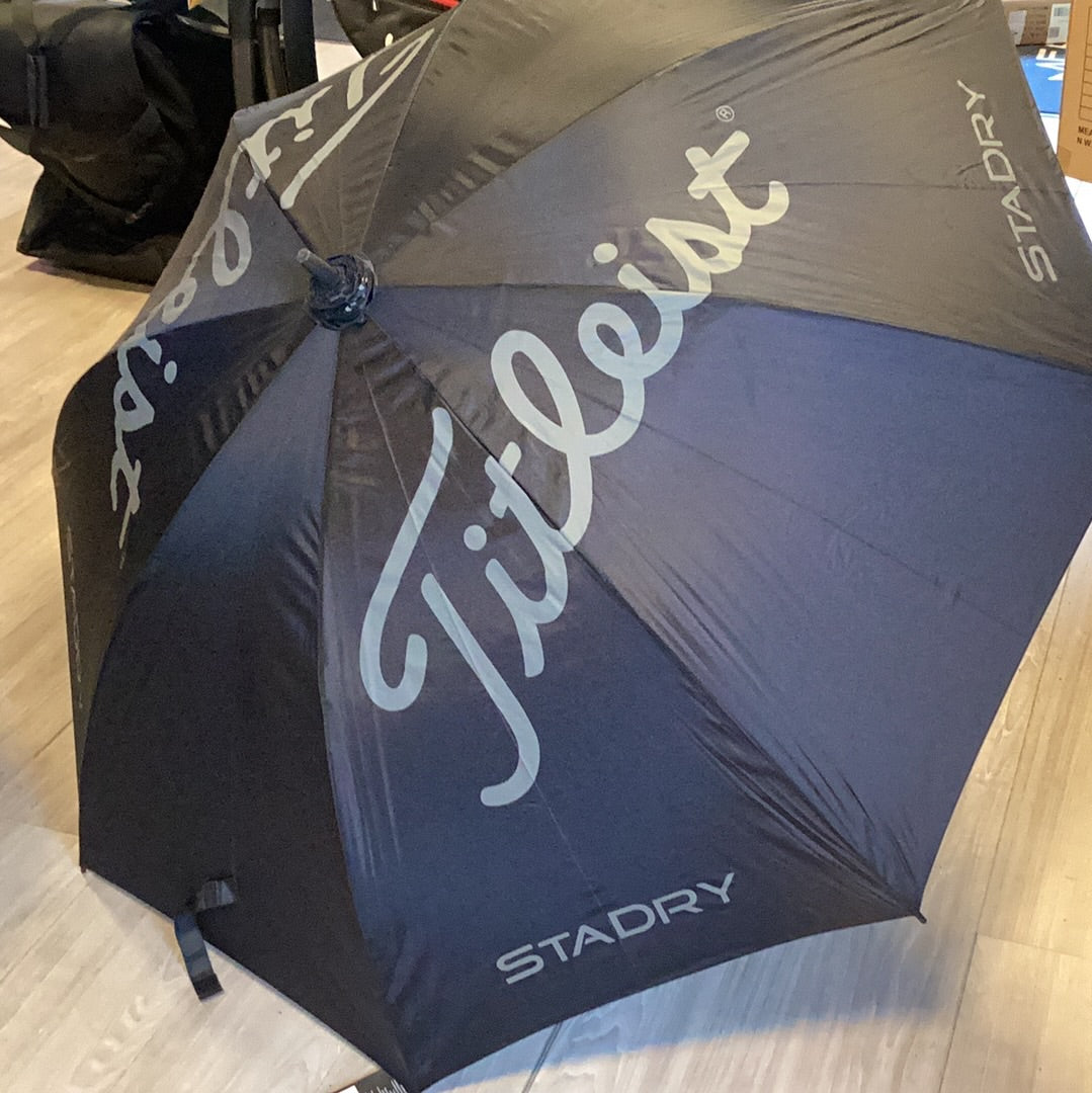 Titleist single Canopy Staydry Umbrella sort/grå