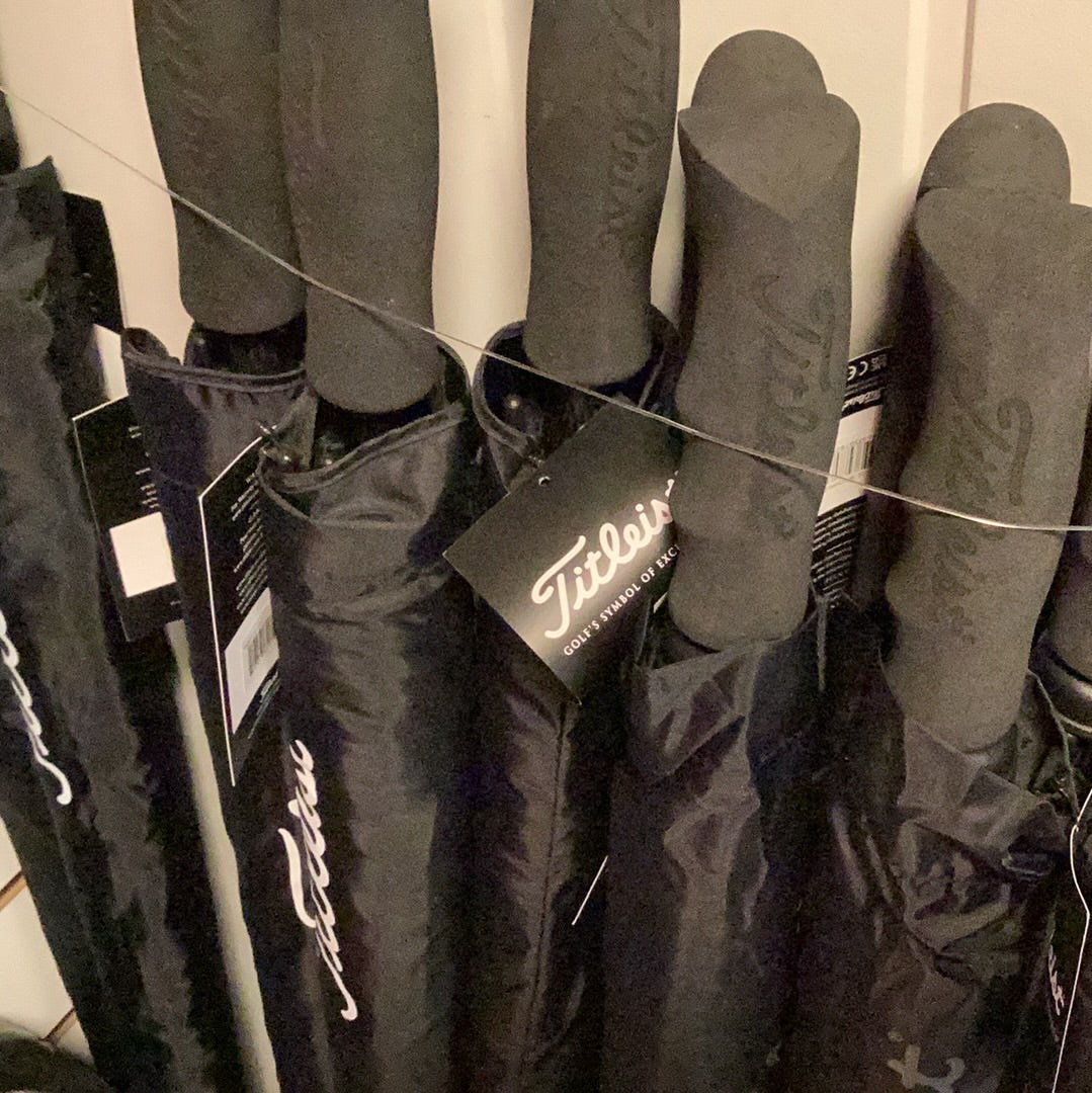 Titleist single Canopy Staydry Umbrella sort/grå